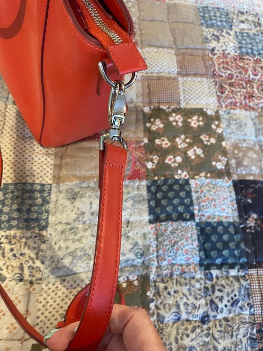 Vera Bradley Faux Leather Satchel/Crossbody - Picture 10 of 10